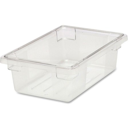 RUBBERMAID COMMERCIAL Food/Tote Boxes, 18"x12"x6", 3.5 Gallon Cap, Clear RCP330900CLR